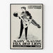 Vintage plakat af Mary Malone fra Red Lion i sort og hvid