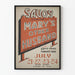 Vintage plakat Marys anden ægtefælle ved Savoy Teatret