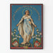 Vintage religiøs plakat Jomfru Maria uden plet 1854-1904