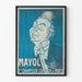 Vintage plakat Mayol Første komiske sanger fra Paris
