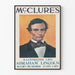 Plakat Portræt af Abraham Lincoln til McClure's Magazine