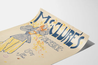 Vintage plakat af McClure's Magazine dekorativ