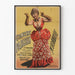 Vintage koncertplakat fra Paris af M me Bonnaire