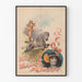 Vintage plakat Melle Blanche Allarty riddere