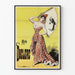 Vintage plakat Melle Duclerc - Elegant vægdekoration i art nouveau-stil