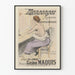 Vintage plakat Mansonges Romance - Musikalsk vægdekoration