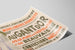 Plakat Vintage Sytilbehør Parfumeri Handsker Mode Hatte- og Bonnetforretning — visning af kunstværket