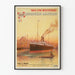 Vintage plakat af Messageries Maritimes Paris i Orient