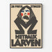 Vintage plakat Metraux Larven – Grafisk vægdekoration
