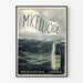 Vintage plakat med jodiseret medicin Micelliode
