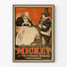 Vintage plakat teater Mickey eller The Crimson Nemesis