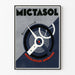 Vintage plakat Mictasol urinregulator industriel stil