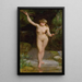 La Baigneuse - Émile Munier — indrammet kunstværk på væggen
