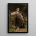 La Bergère - Émile Munier — indrammet kunstværk på væggen