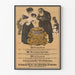 Vintage plakat for tilmelding til den syvende krigsobligation