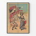Vintage plakat af Miss Helyett til retro vægdekoration