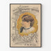 Vintage plakat af Miss Margaret Mather under ledelse af J.M. Hill