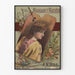 Vintage plakat af Miss Margaret Mather - Kunstnerisk vægdekoration