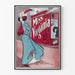 Vintage plakat Miss Virginia - Retro vægdekoration