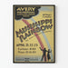 Vintage teaterplakat Mississippi Rainbow