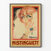 Vintage plakat af Mistinguett 1925 til retro vægdekoration