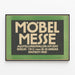 Plakat vintage Möbelmesse 1912 Berlin - retro vægdekoration — indrammet kunstværk på væggen