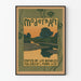 Vintage moderne kunstplakat af Arthur W. Dow