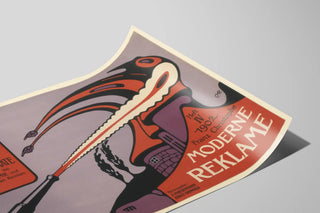 Plakat Moderne Reklame 1902 af Franz Christophe - Vintage vægdekoration — visning af kunstværket