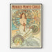 Dekorativ plakat Monaco Monte-Carlo-stil Art Nouveau