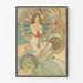 Dekorativ plakat i Jugendstil Monaco Monte Carlo af Alphonse Mucha