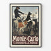 Vintage plakat Monte-Carlo Hundekonkurrence - Dyredekoration til væggen