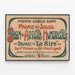 Plakat vintage Salon for humoristiske kunstnere Monte-Carlo 1909 — indrammet kunstværk på væggen