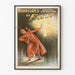 Vintage plakat Morrison's Faust med figur i rød kostume og lysende kors