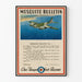 Vintage plakat Mosquito Bulletin militærfly dekoration til væggen