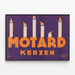 Plakat vintage Motard Kerzen til vægdekoration — indrammet kunstværk på væggen