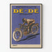 Vintage plakat af Motocyclette Dé-Dé Courbevoie
