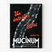 Vintage medicinsk plakat med frit tarme Mucinum