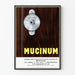 Vintage vægplakat Mucinum - Ægte retro dekoration