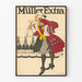 Vintage Müller Extra Plakat - Vægdekoration Champagne