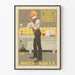 Vintage plakat Münchener Bade Apparate Fabrik Josef Abele