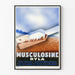 Vintage plakat Musculosine Byla - Reklameplakat til vægdekoration