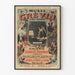 Vintage plakat Musée Grévin Boulevard Montmartre