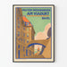 Vintage plakat Muster-Wohnungen am Viadukt Basel til vægdekoration