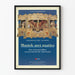 Vintage plakat for udstilling af pneumatiske orgler - Musik med huller