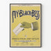 Vintage plakat My Black Bess til vægdekoration