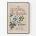 Vintage plakat My California Rosebud, blomster vægdekoration