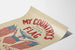 Vintage plakat af My Country's Flag med amerikanske flag og ørn