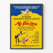 Vintage musikplakat My Fair Lady - kunstnerisk vægdekoration