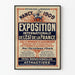 Vintage plakat fra den internationale udstilling i Nancy 1909 vægdekoration