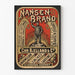 Vintage plakat Nansen Brand - Retro vægdekoration Norge
